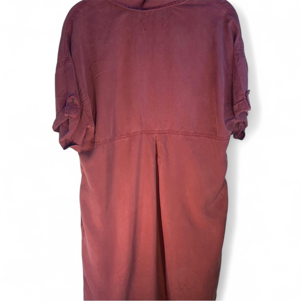 Western Boho Casuak Universal Thread burgundy Shi… - image 3